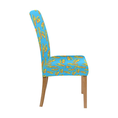 School Bus Print Design LKS302 Dining Chair Slipcover