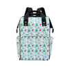 Santa Themed Print Design LKS301 Diaper Bag Backpack