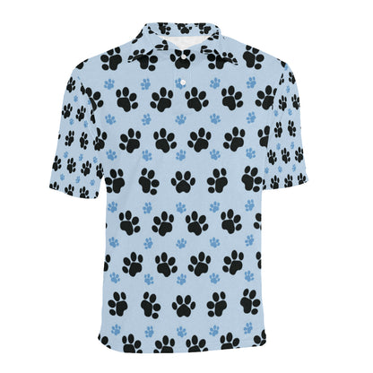 Paw Pattern Print Design A04 Men Polo Shirt