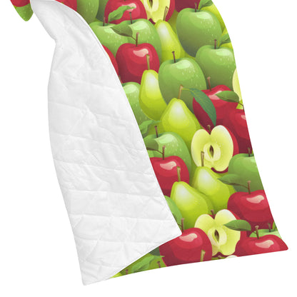 Apple Pattern Print Design AP03 Premium Quilt