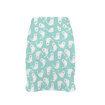 Sea Lion Print Design LKS401 17" Golf & Pickleball Skort with Pockets