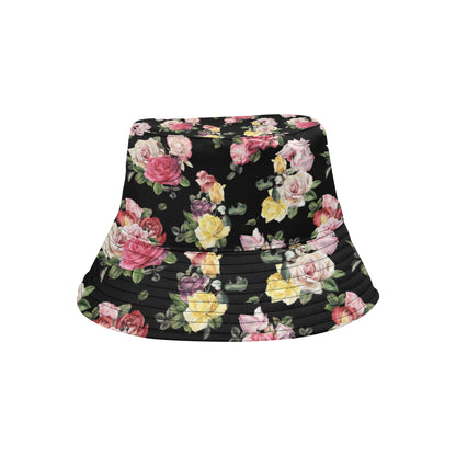 Rose Pattern Print Design RO010 Unisex Bucket Hat