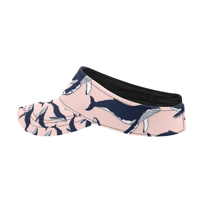 Humpback Whale Pattern Print Design 02 Unisex Sun Visor