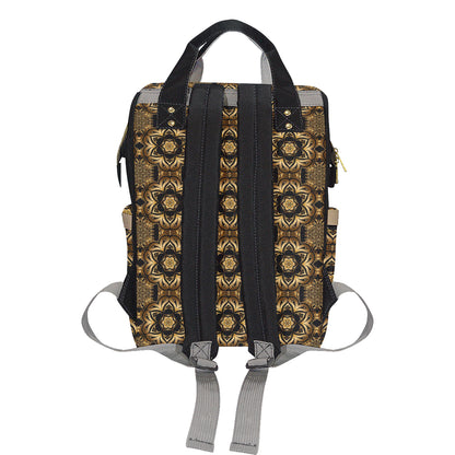 Celtic Pattern Print Design 07 Diaper Bag Backpack