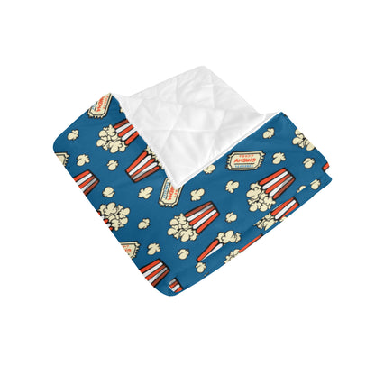 Popcorn Pattern Print Design A03 Premium Quilt