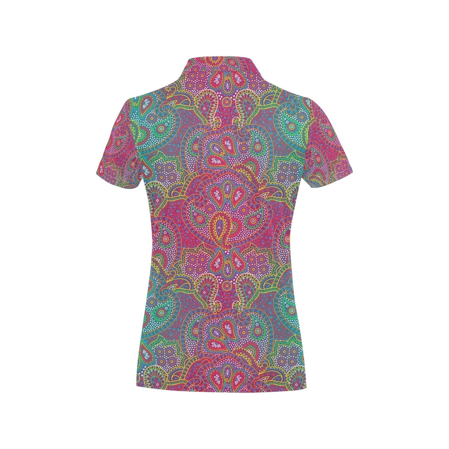 Boho Pattern Print Design 02 Women's Polo Shirt