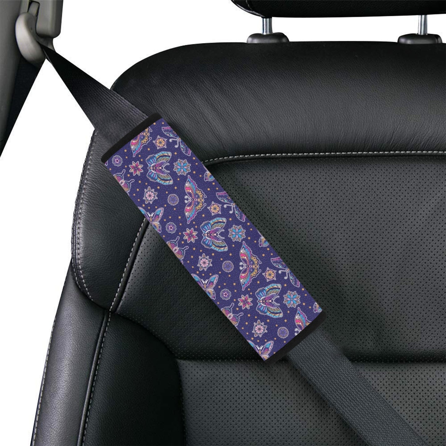 Butterfly Print Design LKS303 Car Seat Belt Cover