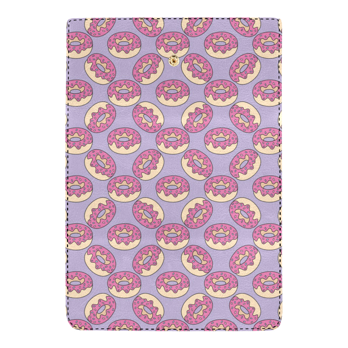 Donut Pattern Print Design DN015 Women's Trifold Wallet