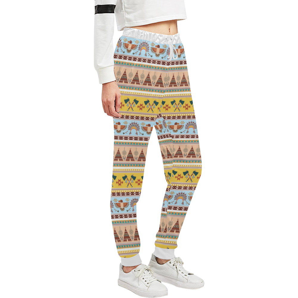 Native American Pattern Design Print Unisex Sweatpants