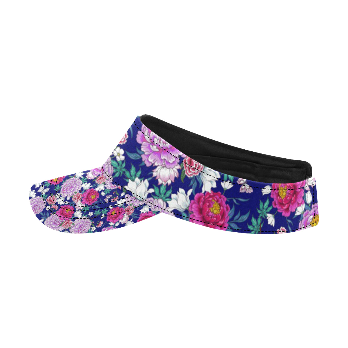 Dahlia Pattern Print Design DH013 Unisex Sun Visor