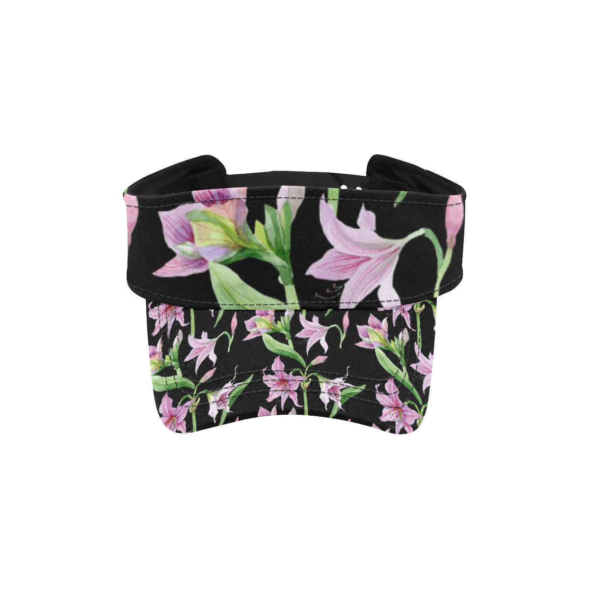 Amaryllis Pattern Print Design AL08 Unisex Sun Visor