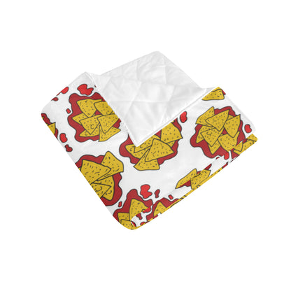 Nachos Pattern Print Design A03 Premium Quilt