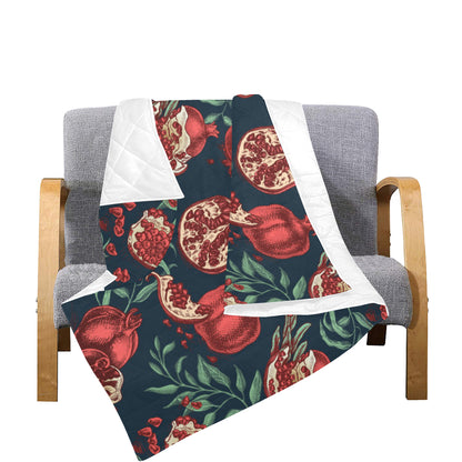 Pomegranate Pattern Print Design PG04 Premium Quilt
