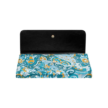 Funky Retro Pattern Print Design A03 Women's Trifold Wallet