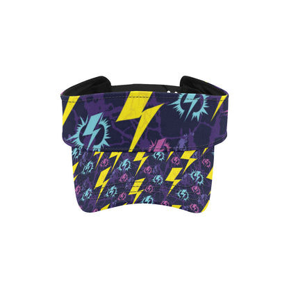 Lightning Thunder Pattern Print Design 01 Unisex Sun Visor