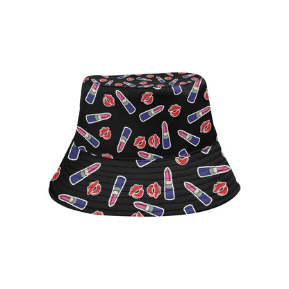 Lipstick Pattern Print Design LT01 Unisex Bucket Hat
