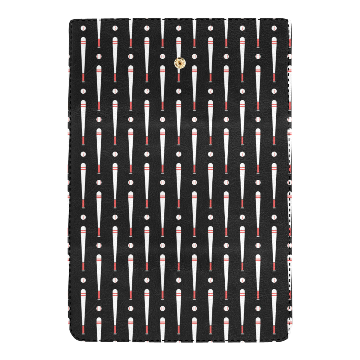 Baseball Pattern Print Design 03 Women's Trifold Wallet