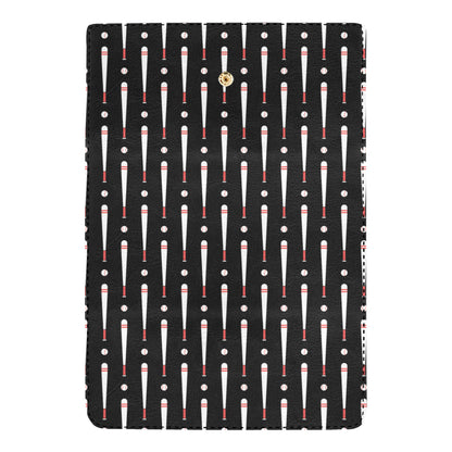 Baseball Pattern Print Design 03 Women's Trifold Wallet