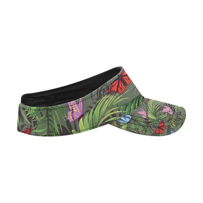 Monarch Butterfly Pattern Print Design 04 Unisex Sun Visor
