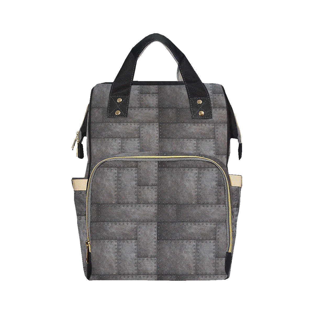 Armor Pattern Print Design 02 Diaper Bag Backpack