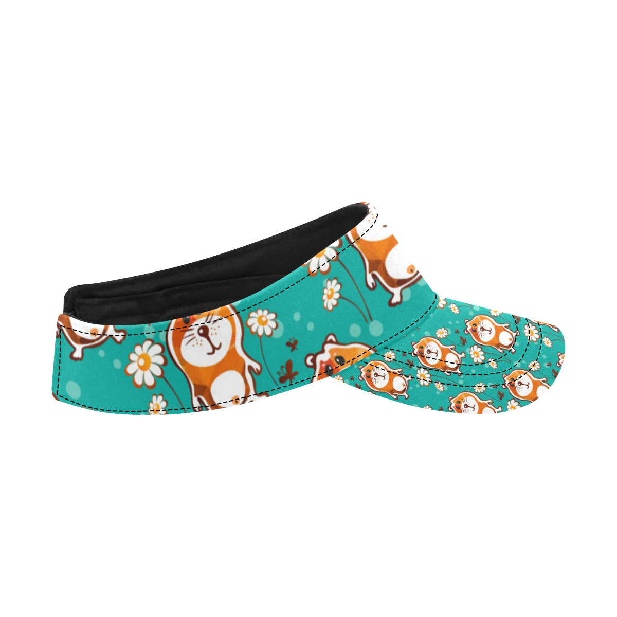 Hamster Pattern Print Design 01 Unisex Sun Visor