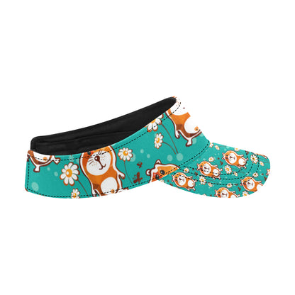 Hamster Pattern Print Design 01 Unisex Sun Visor