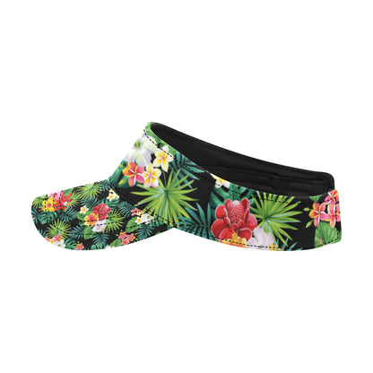 Hibiscus Hawaiian flower tropical Unisex Sun Visor