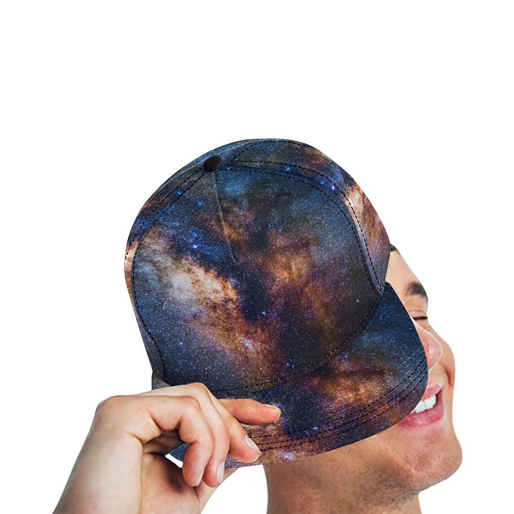 Celestial Milky way Galaxy Snapback Cap
