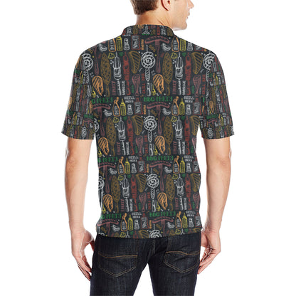 Barbecue Pattern Print Design 03 Men Polo Shirt