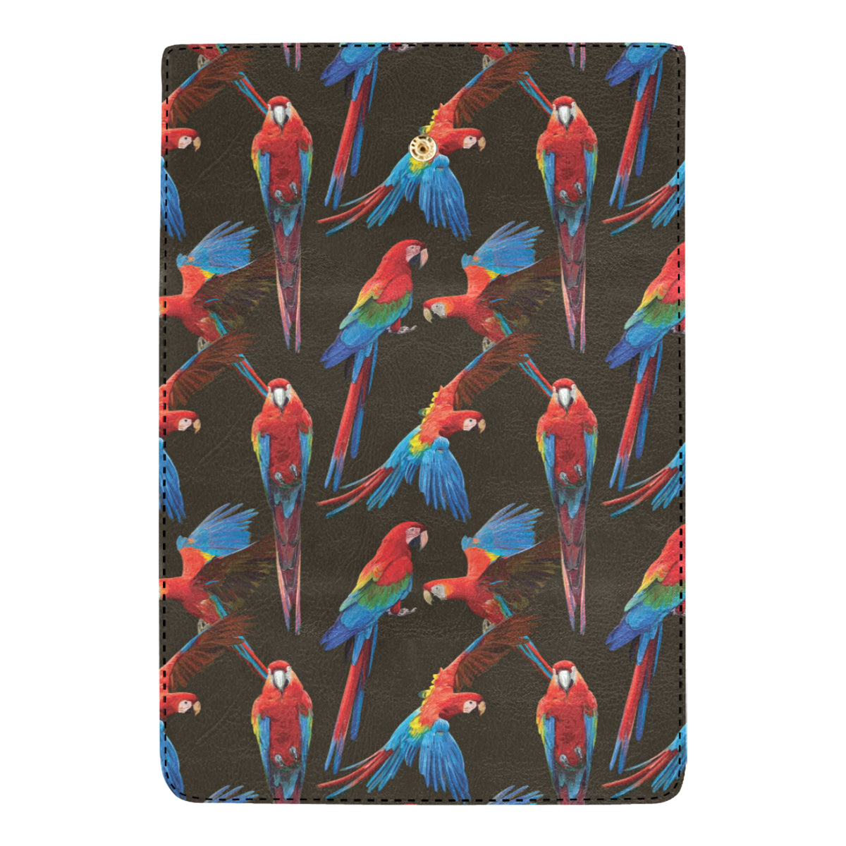 Macaw Pattern Print Design 04 Women's Trifold Wallet