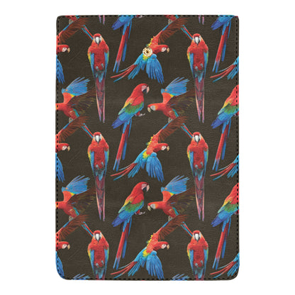 Macaw Pattern Print Design 04 Women's Trifold Wallet