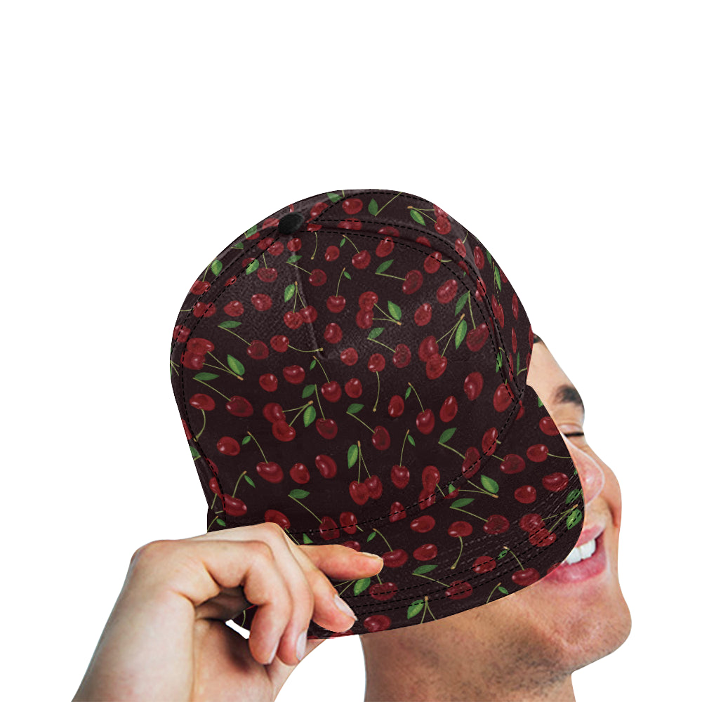 Cherry Fresh Pattern Snapback Cap