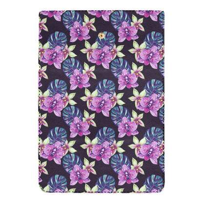 Orchid Pattern Print Design OR010 Women's Trifold Wallet