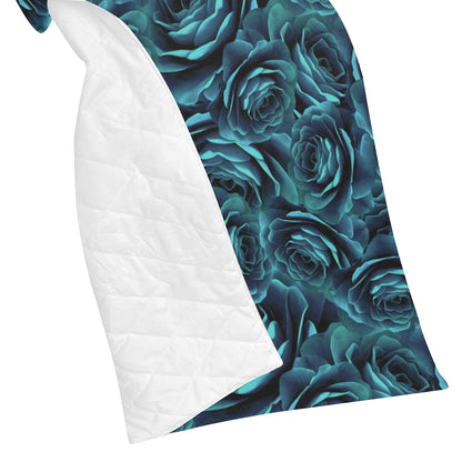 Camellia Pattern Print Design CM04 Premium Quilt