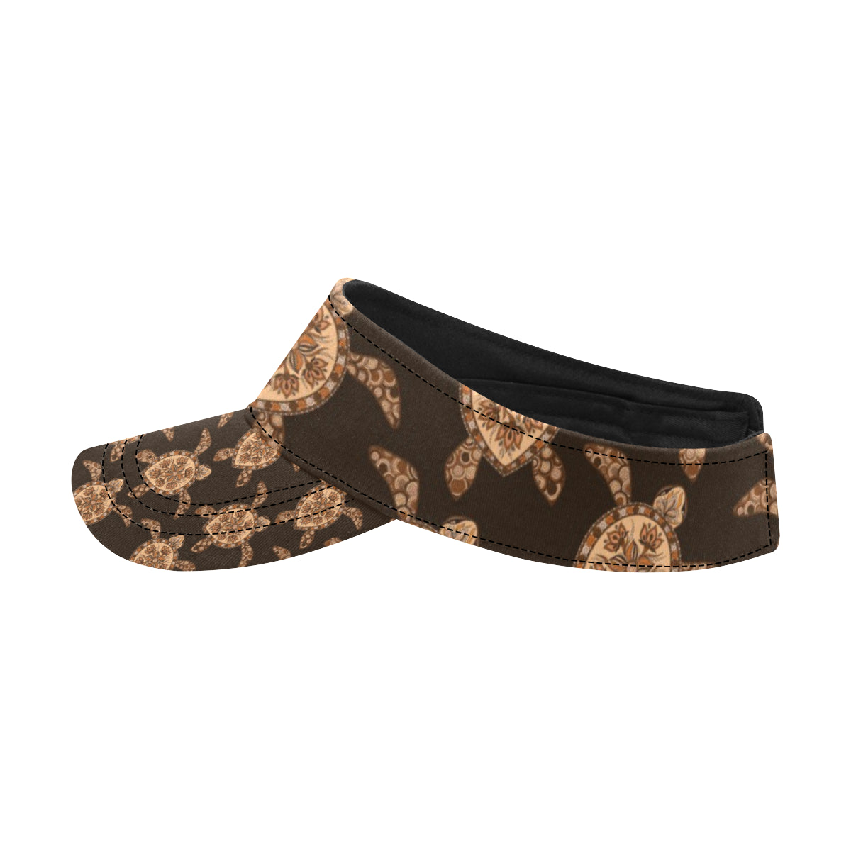 Tribal Sea Turtle Pattern Print Design T09 Unisex Sun Visor