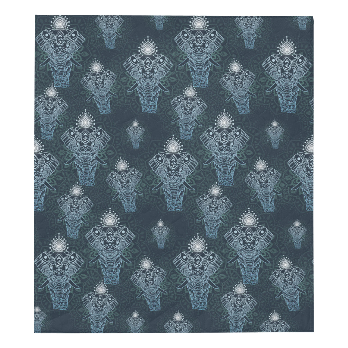 Elephant Mandala Premium Quilt