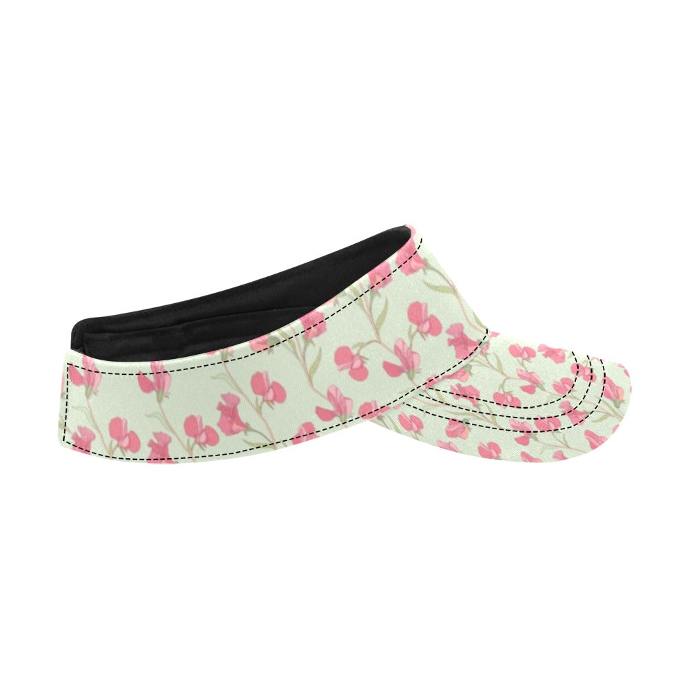 Sweet Pea Print Design LKS301 Unisex Sun Visor