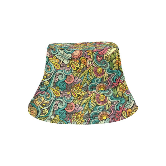 Hippie Print Design LKS302 Unisex Bucket Hat