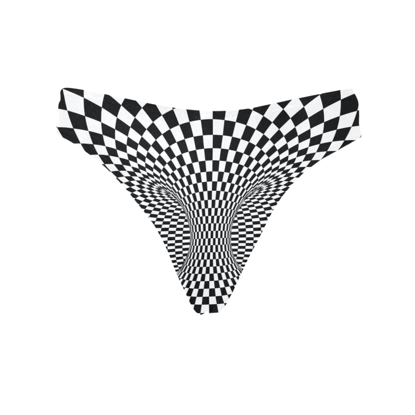 Optical illusion Projection Torus Women's Thongs