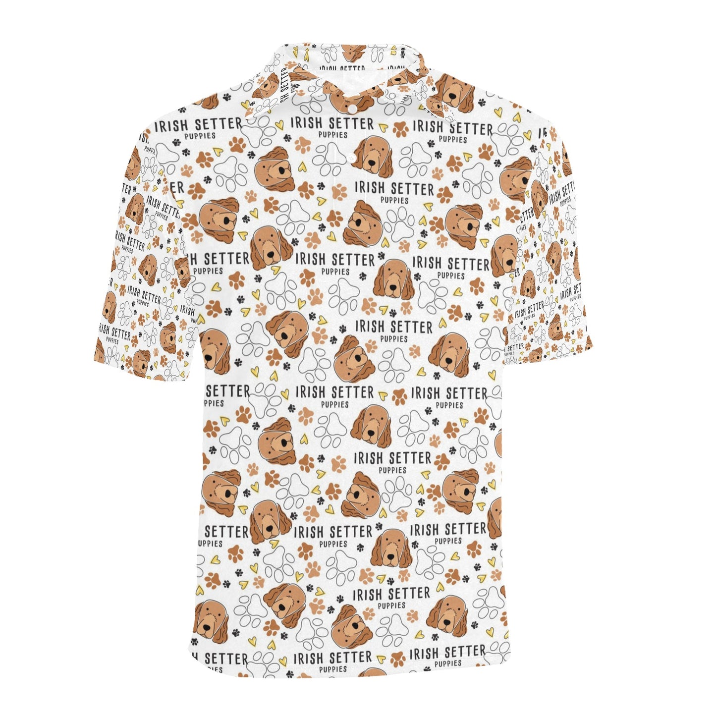 Setters Irish Print Design LKS301 Men Polo Shirt