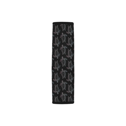 Sea Turtle Print Design LKS3012 Car Seat Belt Cover