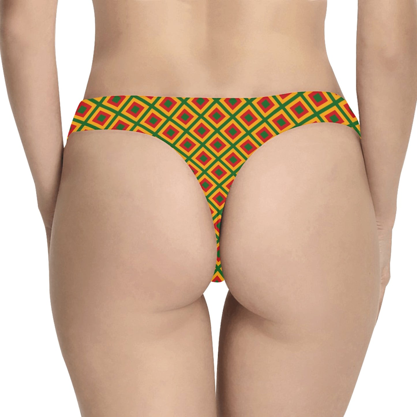 Rasta Reggae Color Cross Women's Thongs