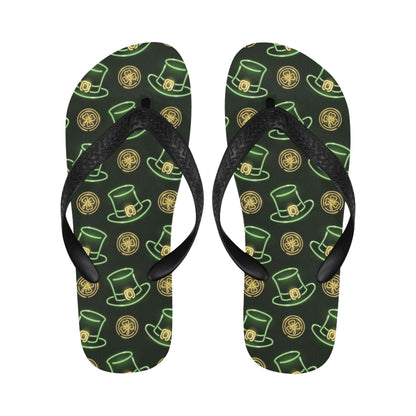 St Patricks Day Print Design LKS308 Flip Flops