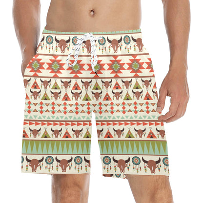 American indian Ethnic Pattern Men's Swim Trunks Beach Shorts
