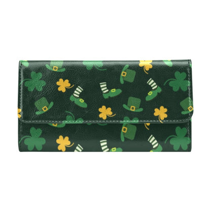 St Patricks Day Print Design LKS306 Women's Trifold Wallet