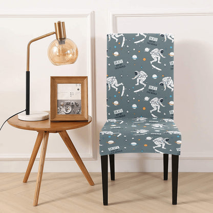 Skateboard Print Design LKS306 Dining Chair Slipcover