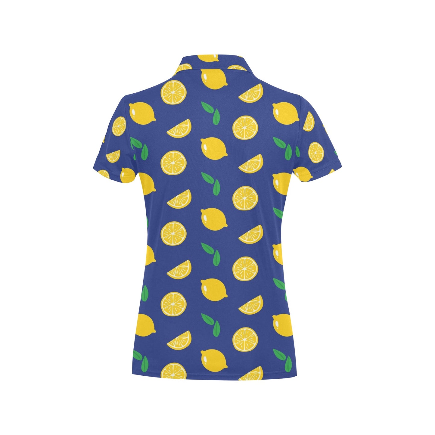 Citrus  Pattern Print Design 02 Women's Polo Shirt