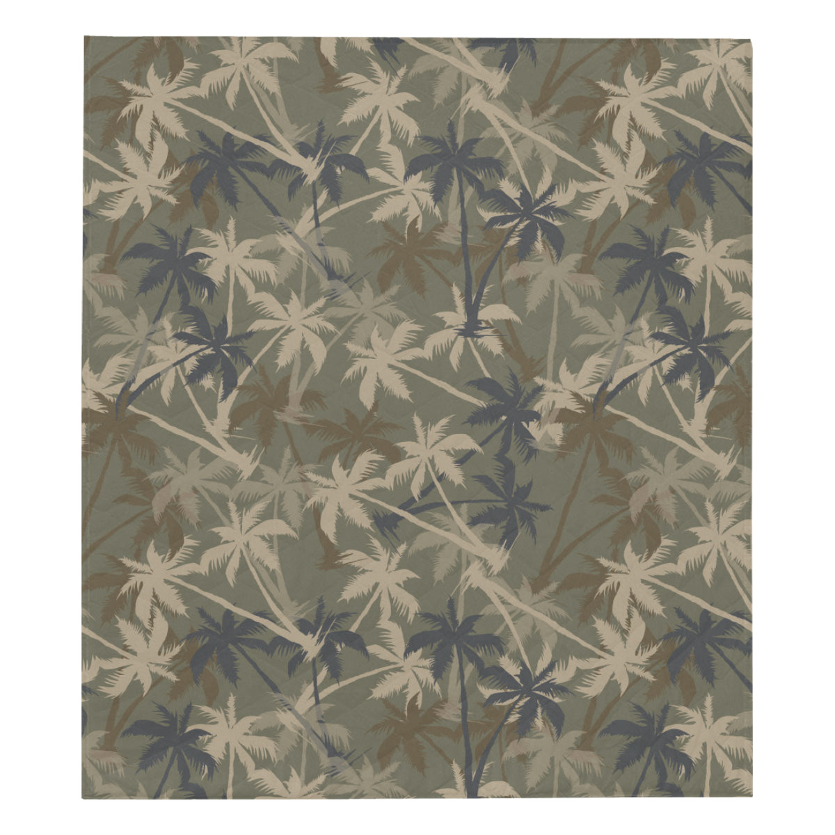 Palm Tree camouflage Premium Quilt
