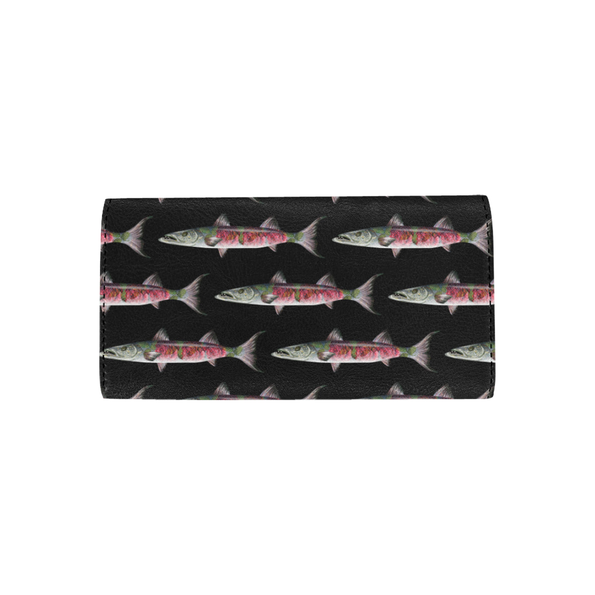 Barracuda Pattern Print Design 02 Women's Trifold Wallet