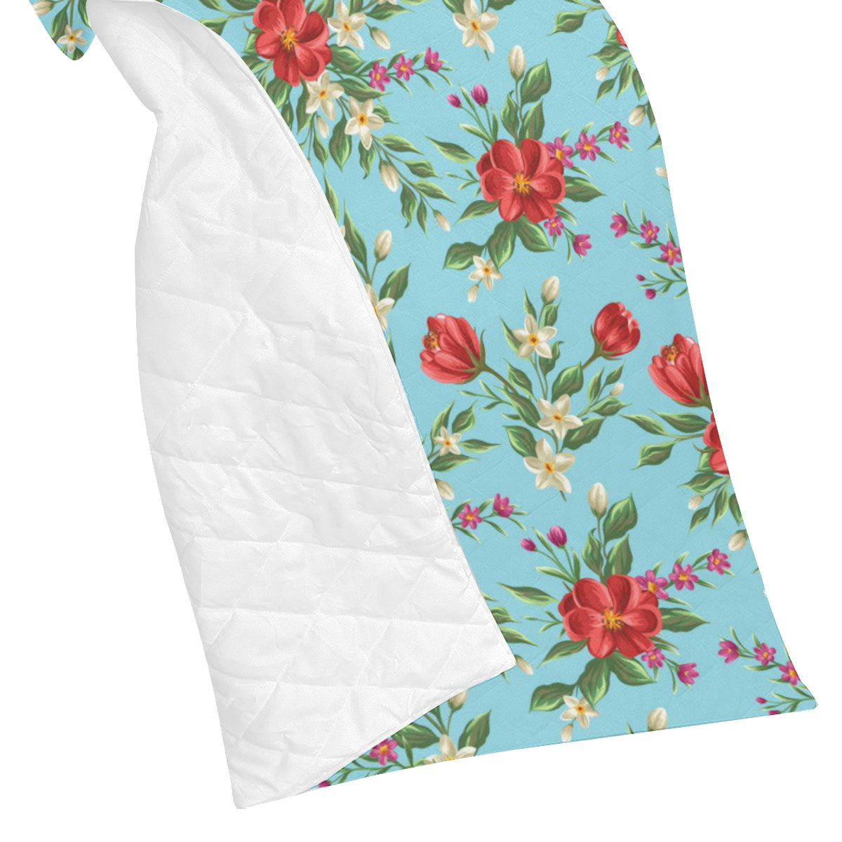 Summer Floral Pattern Print Design SF011 Premium Quilt
